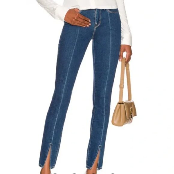 L’Agence Jyothi High Rise Split Ankle Jeans - Picture 1 of 7